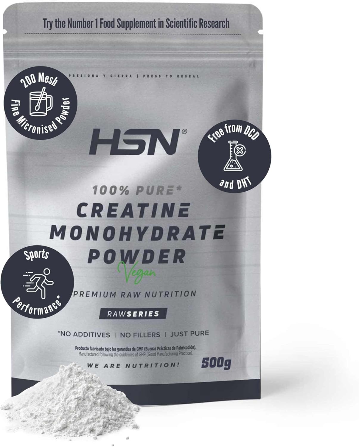 Creatina monohidratada micronizada HSN